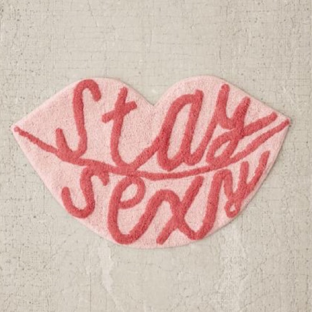 Lips bathmat